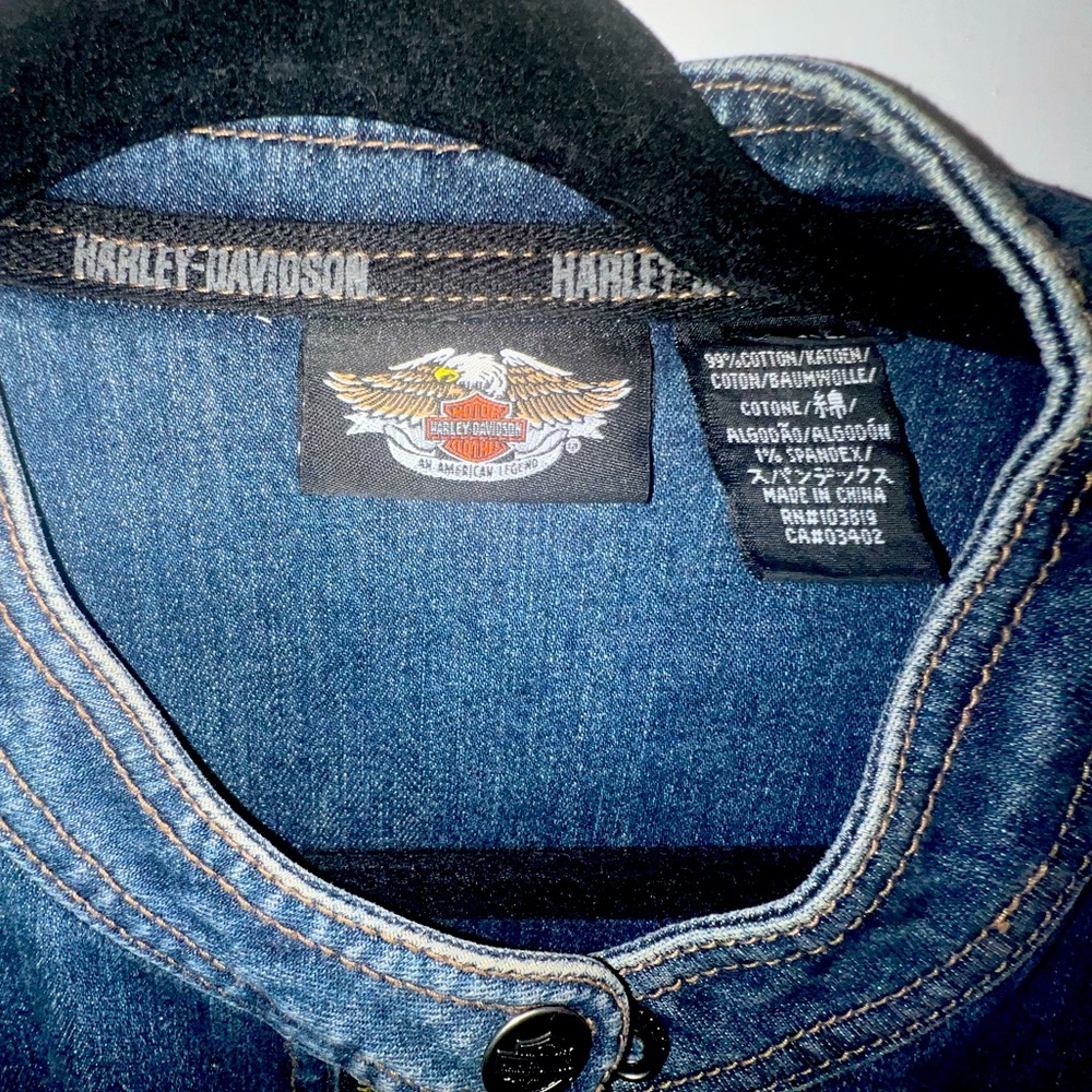 Harley Davidson Denim Jacket Woman’s XL